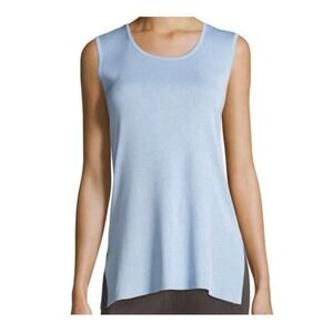 Womens Misook Blue Shell Tank Top Size XL EUC!